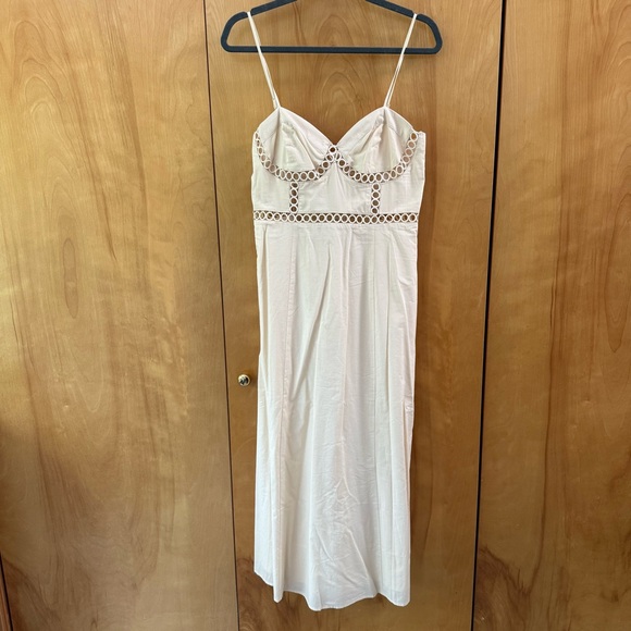 NWT H&M Midi Woven Dress‎ Medium - Picture 6 of 9